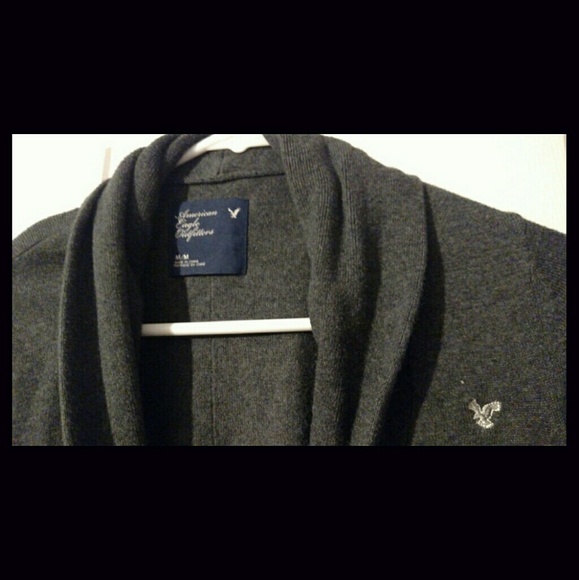 Gray Button Sweater - Picture 3 of 3